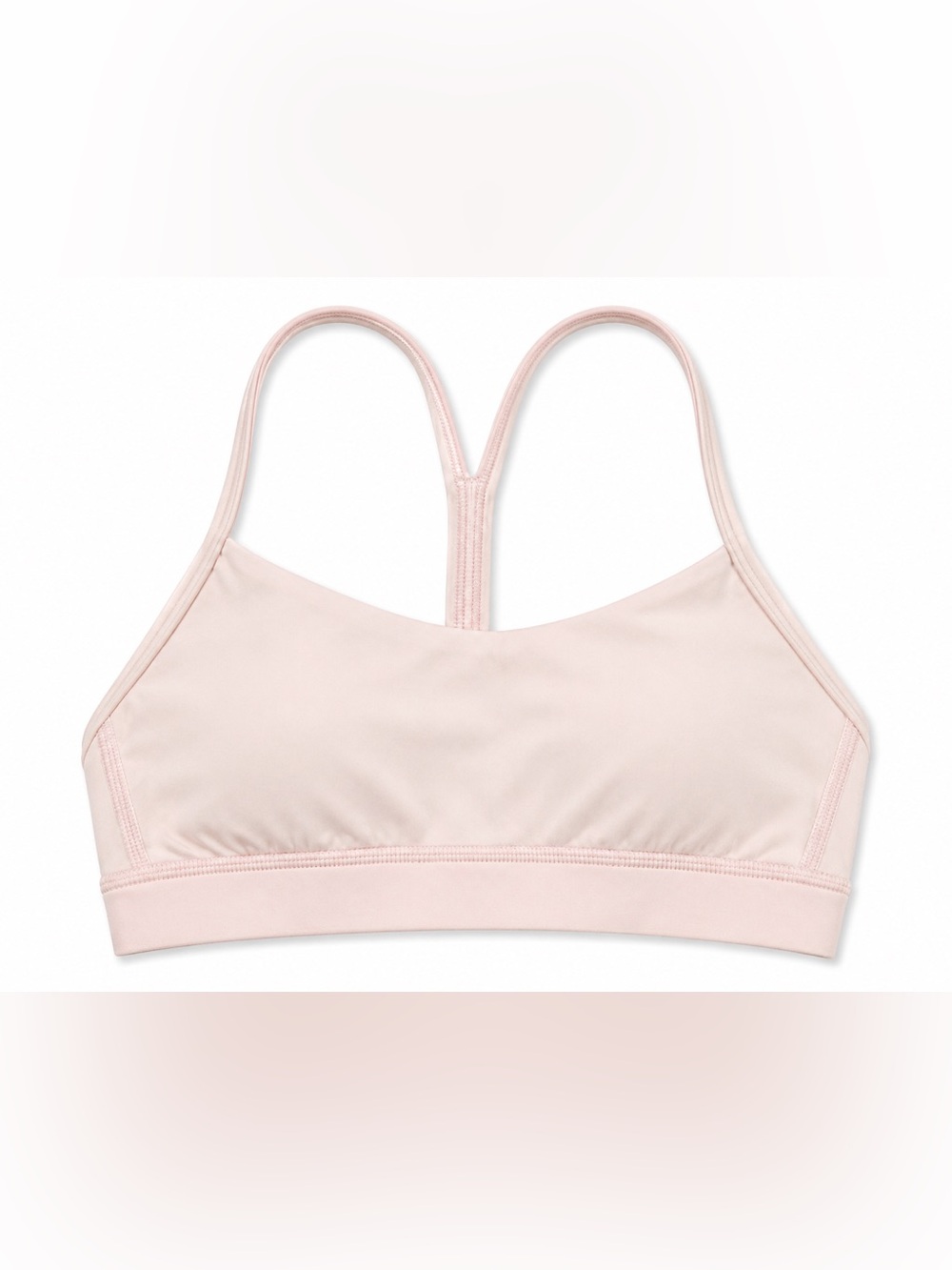 Lululemon flow y bra in strawberry milkshake excellent condition size 4